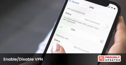 Enable/Disable VPN