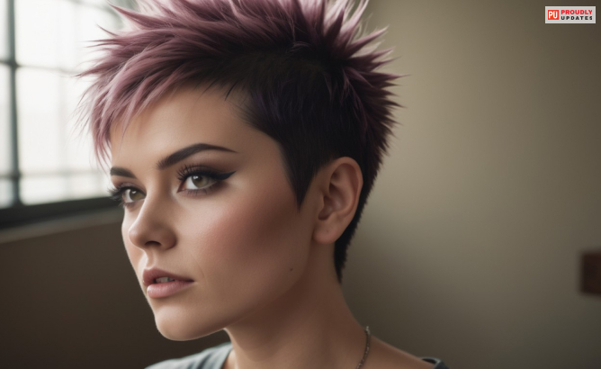 Makeup With Short Spiky Hair