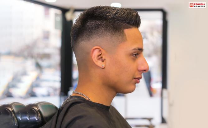 Clean Fade With Textured Top