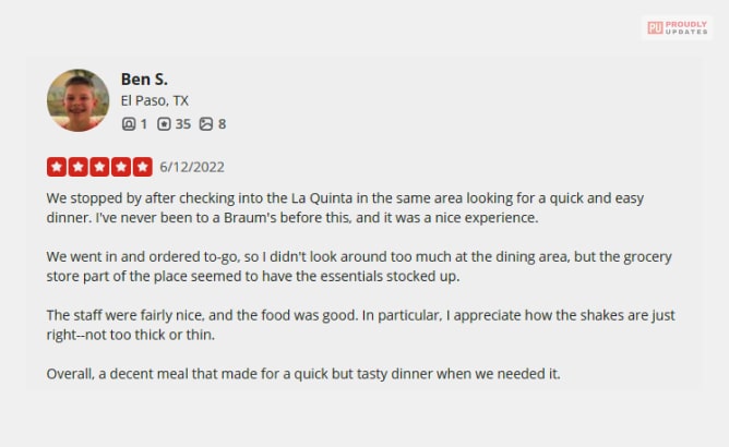 Braums Reviews What Customers Have To Say About Braums
