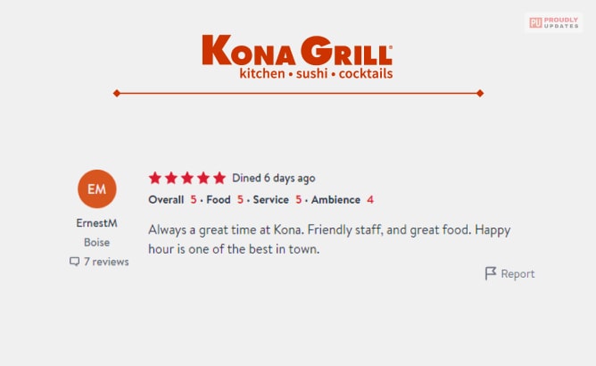 Kona Grill Boise, ID