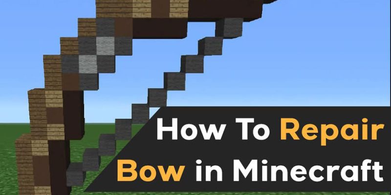 how to repair a bow in minecraft