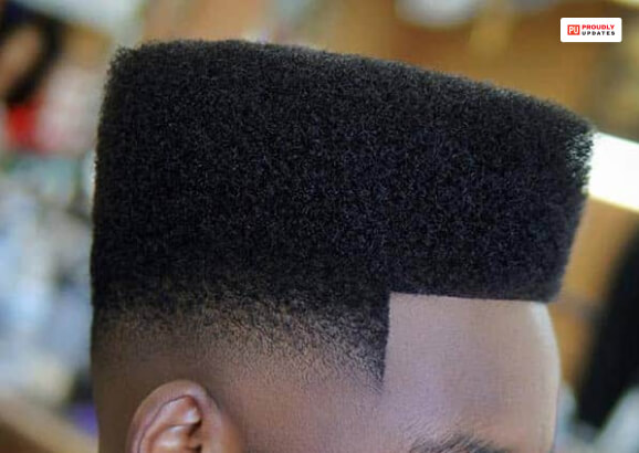  High Flat Top Balck Men Hair Cuts 