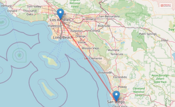 How Far Is San Diego From Los Angeles?