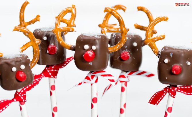 Chocolate-Covered Marshmallow Reindeer  